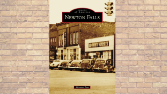 Cover of the book "Newton Falls (Images of America)" against a brick background.