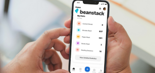 Smartphone showing the Beanstack app homepage.