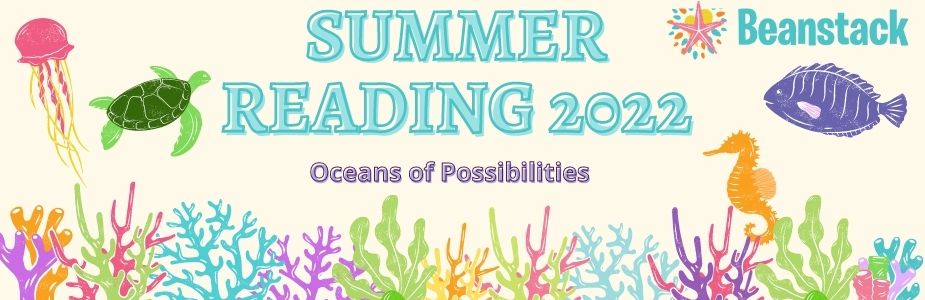 Summer Reading all ages read to win with beanstack
